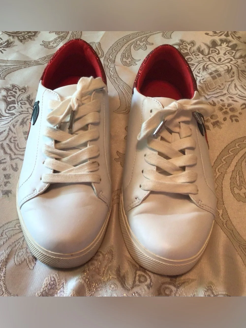 Katy Perry The Rizzo Cherry Sneakers Sz 8 - Picture 2 of 6